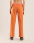 Reversible straight leg pants with contrasting colour